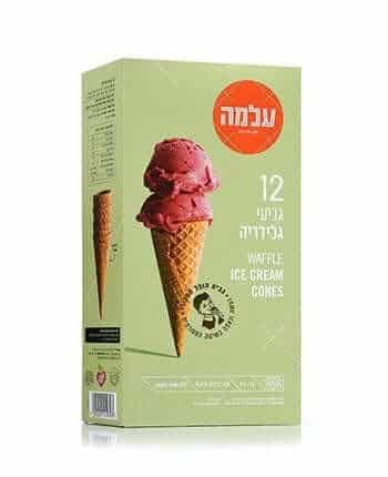 עלמה גביע גלי(12)ירוק מגולגל
