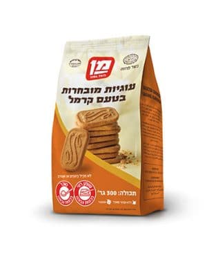 מן עוגיות קרמל 300 גרם