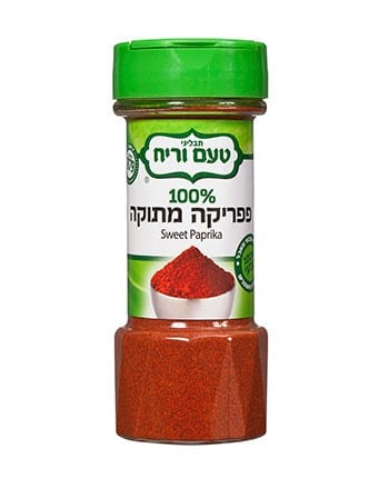 טעם פפריקה מתוקה מיכל 100 גרם