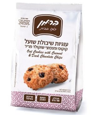 ברמן עוגיות 180 שיבולת שועל+שו