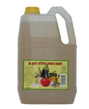 חומץ חום 4 ליטר 5% הלל בד"ץ