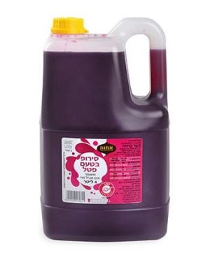 סירופ אחוה פטל 4 ליטר בד"ץ