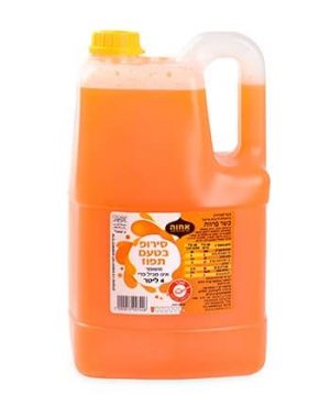 סירופ אחוה תפוז 4 ליטר בד"ץ