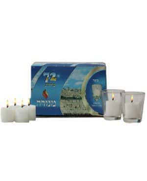 נריות 4 שעות (72) מנורה קרטוני