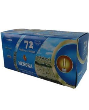 נרות שבת(ארוך) (72) קרטונית-מנ