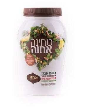 טחינה אחוה משומשום מלא 500 גרם