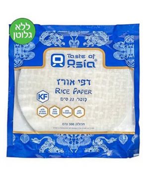 דפי אורז עגולים 300 ג.קוטר "22