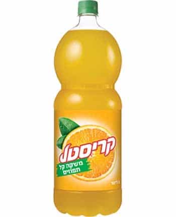 קריסטל 2 ליטר מיץ תפוזים