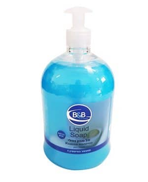 בי אנד B סבון נוזלי 1 ל' תכלת