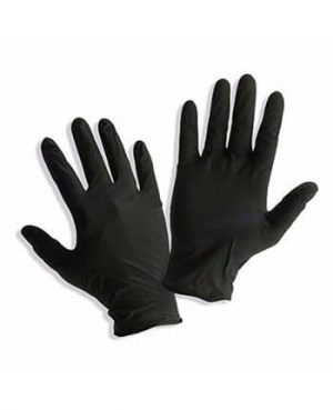 כפפות שחורות ניטריל(100)-M-ללא