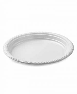 צלחת ענק לבן(25)מס'10 אלגנט