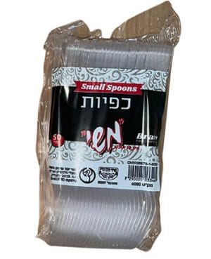 כפית שקופה "מנורה" (50) X40