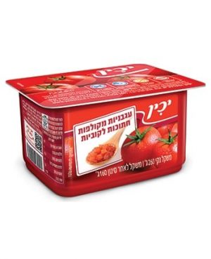 עגבניות קוביות 240 גרם יכין