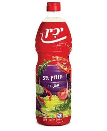 חומץ יכין 5% הדרים 1 ליטר