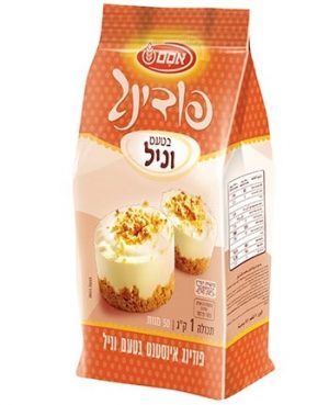 פודינג שקית 1 ק"ג וניל אסם